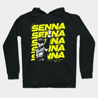 Ayrton Senna Name Reapeat Hoodie